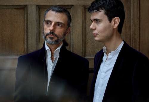 François LAZAREVITCH (flûte) et Justin TAYLOR (pianoforte)
