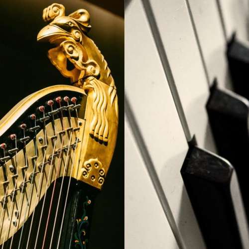 Audition de harpe et piano