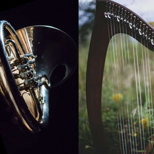 Audition de cor et harpe