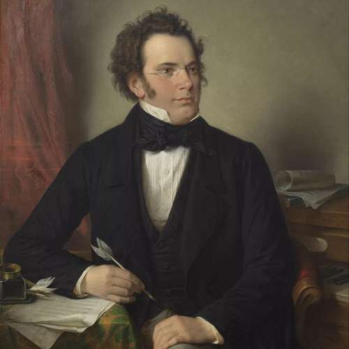 Franz Schubert by Wilhelm August Rieder 1875