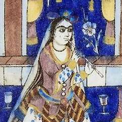 Femme jouant du ney, XIXe siècle