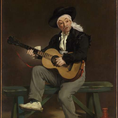 Le chanteur espagnol ou Espagnol jouant de la guitare