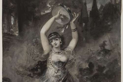 Charles VOILLEMOT, La Esmeralda dansant
