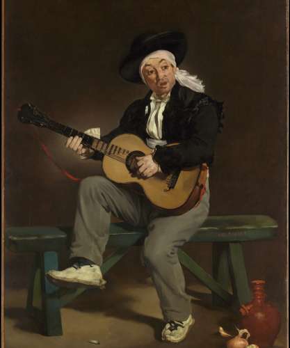 Le chanteur espagnol ou Espagnol jouant de la guitare